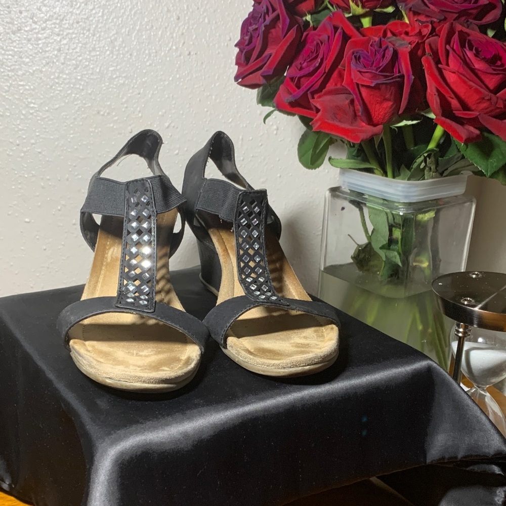 St. John's Bay Black Women's Sandals